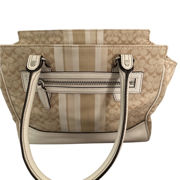 COACH 19915 Legacy Signature Satchel Canvas and Leather. Steal at this price! - Picture 6 of 10